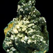 Cerussite, malachite