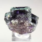 FLUORITE with PHANTOMS, PYRITE