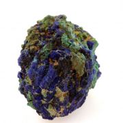 Chessylite ( Azurite ) + Cuprite.