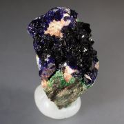 Azurite with Malachite