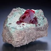 Cuprite on Chrysocolla