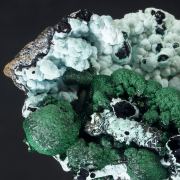 Malachite on Chrysocolla