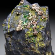 Silver, Zincolivenite, Ferrilotharmeyerite