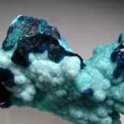 Veszelyite on Hemimorphite