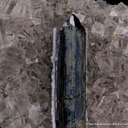 Stibnite and Fluorite (fluorescent)