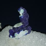 Azurite on Malachite