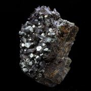 Siderite, Quartz, Pyrite.