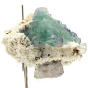 Fluorite + Pyrite.