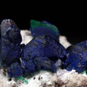 Azurite with Malachite