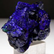 Azurite with Malachite