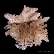 Cerussite (twinned)