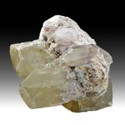 Beryl with Quartz, Albite