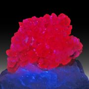 Corundum var. Ruby with Calcite