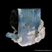 Beryl var. Aquamarine with Schorl