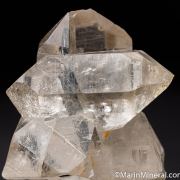 Quartz with Schorl inclusions