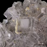 Stibnite and Fluorite (fluorescent)