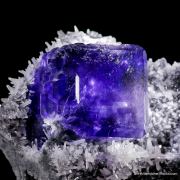 Fluorite on Quartz