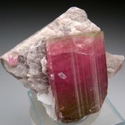 Tourmaline on Feldspar