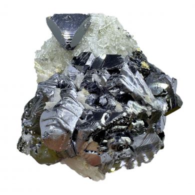 Sphalerite, galena, quartz, calcite