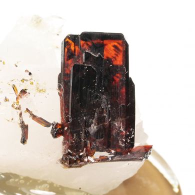 Brookite on Quartz