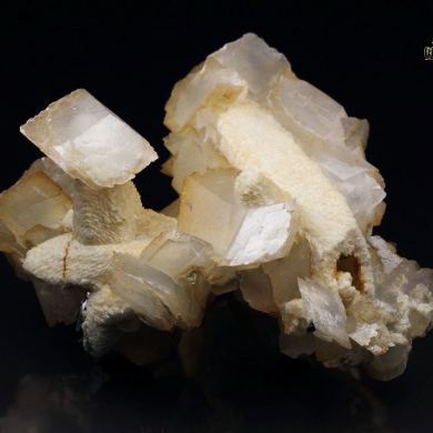 two generations CALCITE epimorph, GALENA