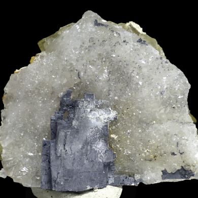 Fluorite, quartz, galena, siderite