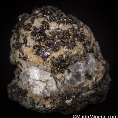 Pyrargyrite with Pyrite