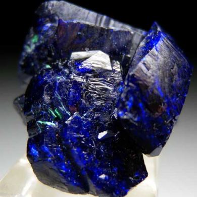 Azurite with Malachite