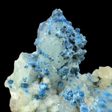 Plancheite, quartz, chrysocolla