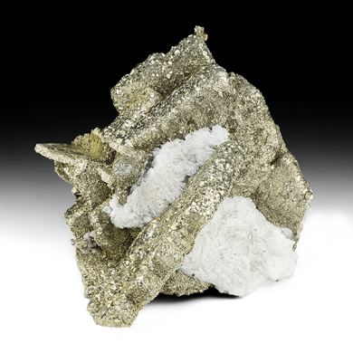 Pyrite with Barite