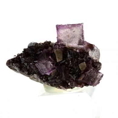 Fluorite + Sphalerite.