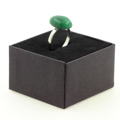 Silver Plated Emerald Ring. 12.71 ct.