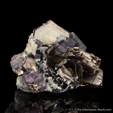 Pyrrhotite with Fluorite and Muscovite