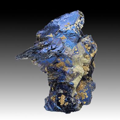 Covellite with Pyrite