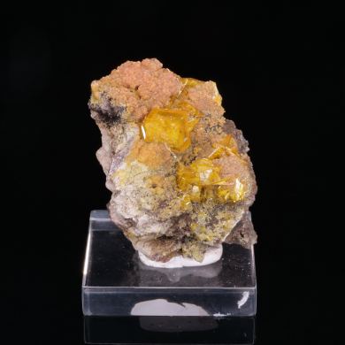 WULFENITE and MIMETITE - San Francisco Mine, Mexico