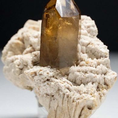 Quartz on Albite