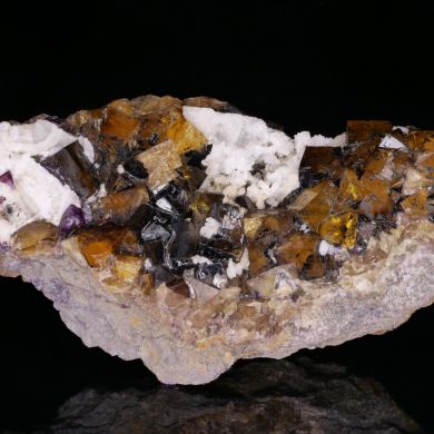 FLUORITE and CALCITE - Cave-in-Rock Mining Sub-District, USA