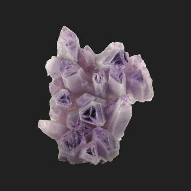 Quartz var. Amethyst with phantoms