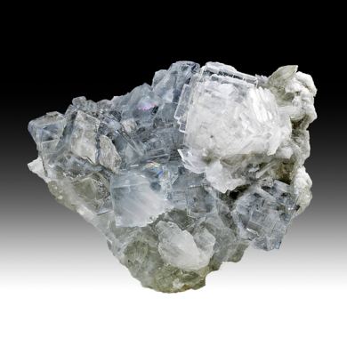 Barite with Fluorite