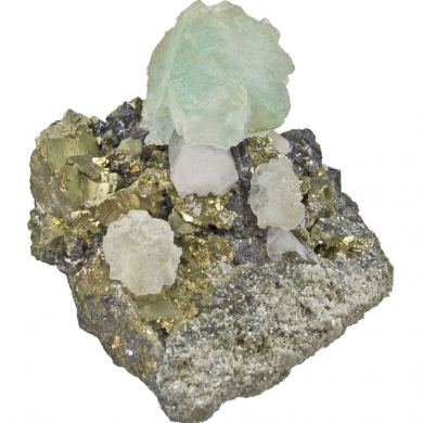 Fluorite With Chalcopyrite