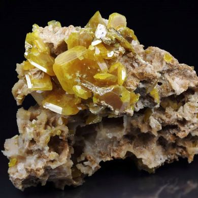 WULFENITE, BARYTE