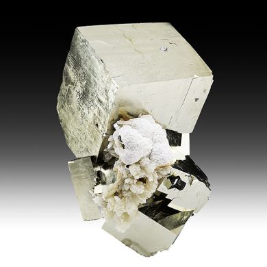 Pyrite with Quartz, Dolomite