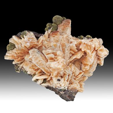 Barite with Marcasite