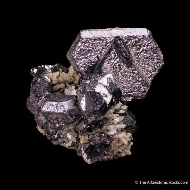 Galena (twinned) with Sphalerite and Quartz