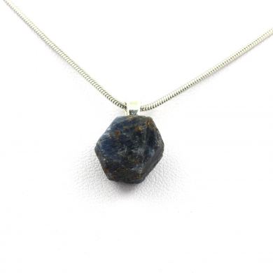 Raw Sapphire Necklace. 20.82 ct.