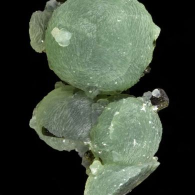 Prehnite on Epidote