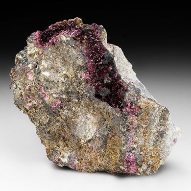 Erythrite with Phlogopite