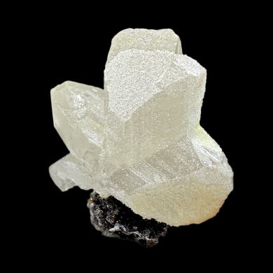 Cerussite, quartz, descloizite