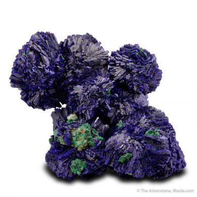 Azurite with Malachite