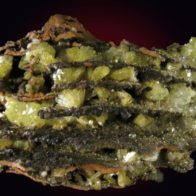 Adamite on Limonite